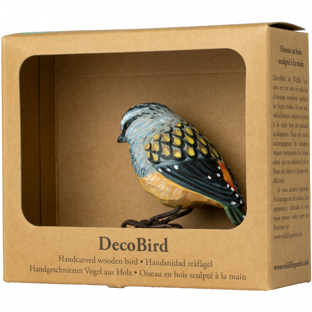 Wildlife Garden wooden bird - spotted pardalote - Image 6