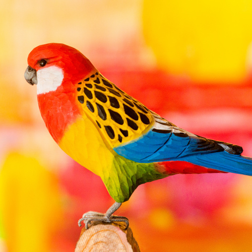 Wildlife Garden Holzvogel – Rosellasittich