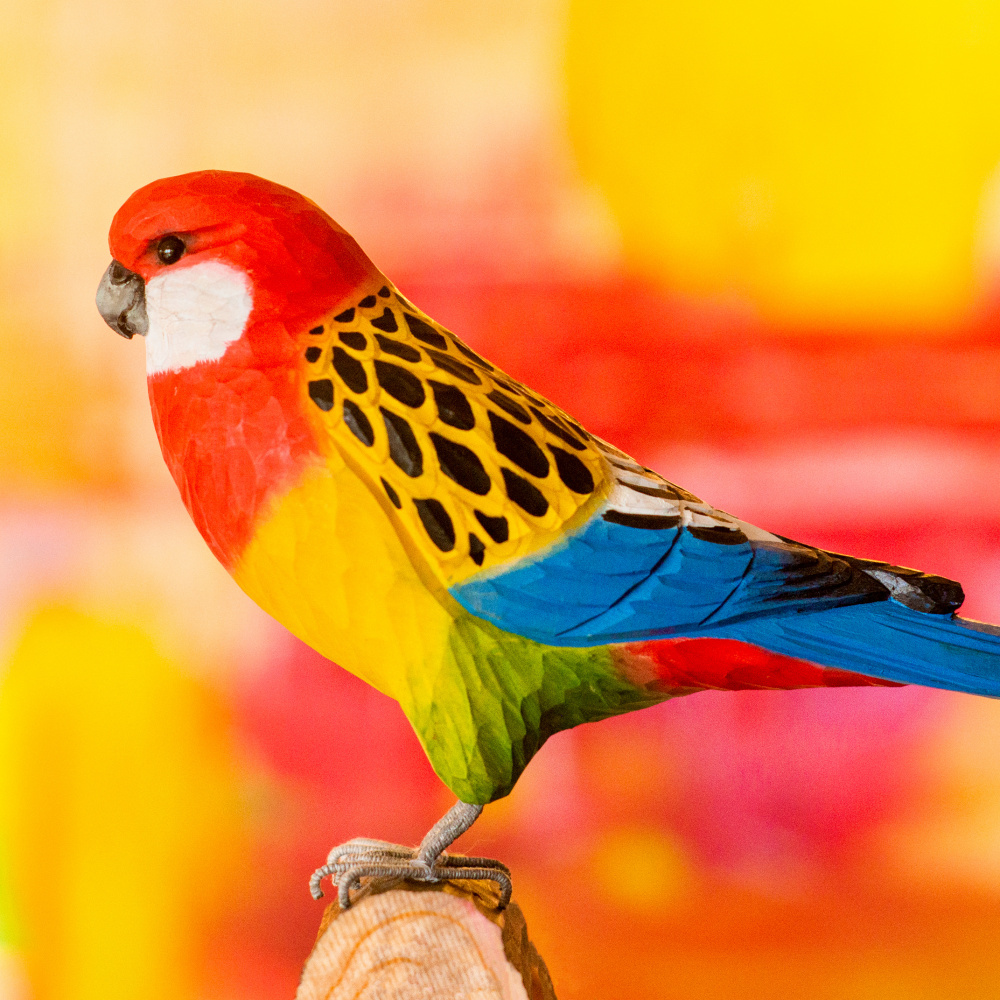 Wildlife Garden houten vogel - rosellaparkiet