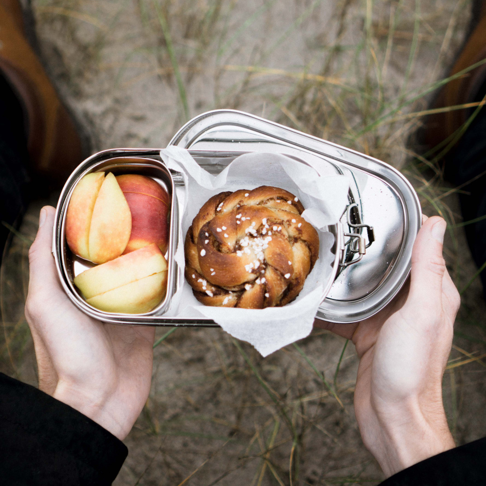 Pulito Brotdose aus Edelstahl – oval - Bild 2