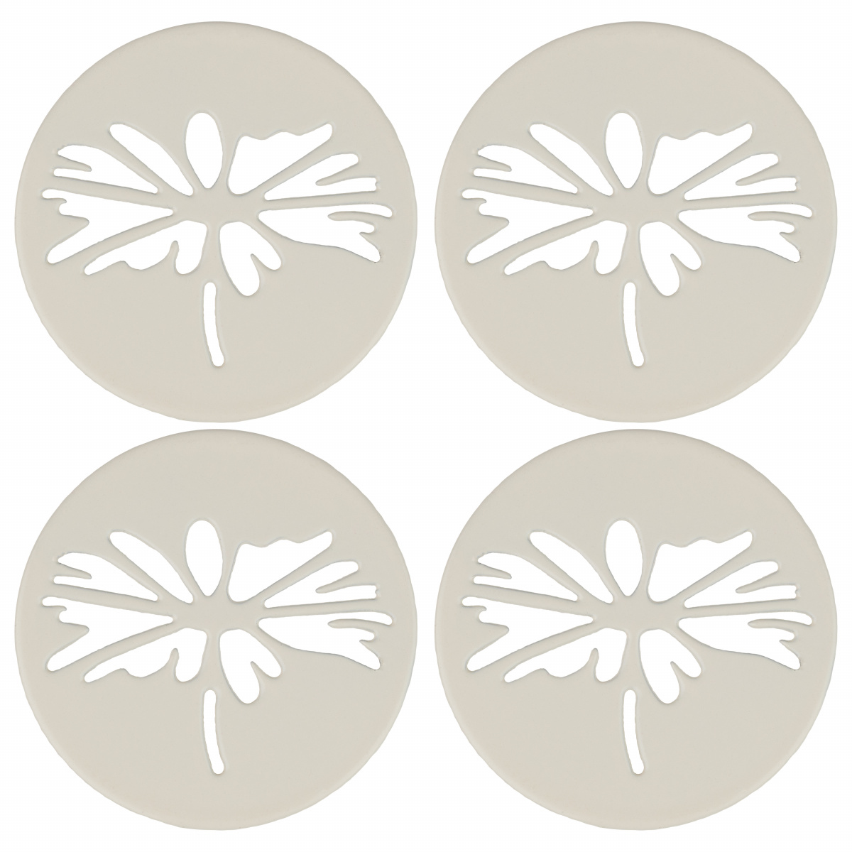 Wildlife Garden Magnete für Tischdecken, 4 Stk. – weiß