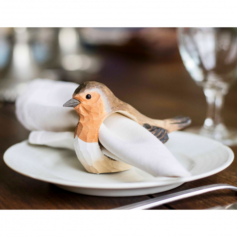 Wildlife Garden napkin ring - robin - Image 2