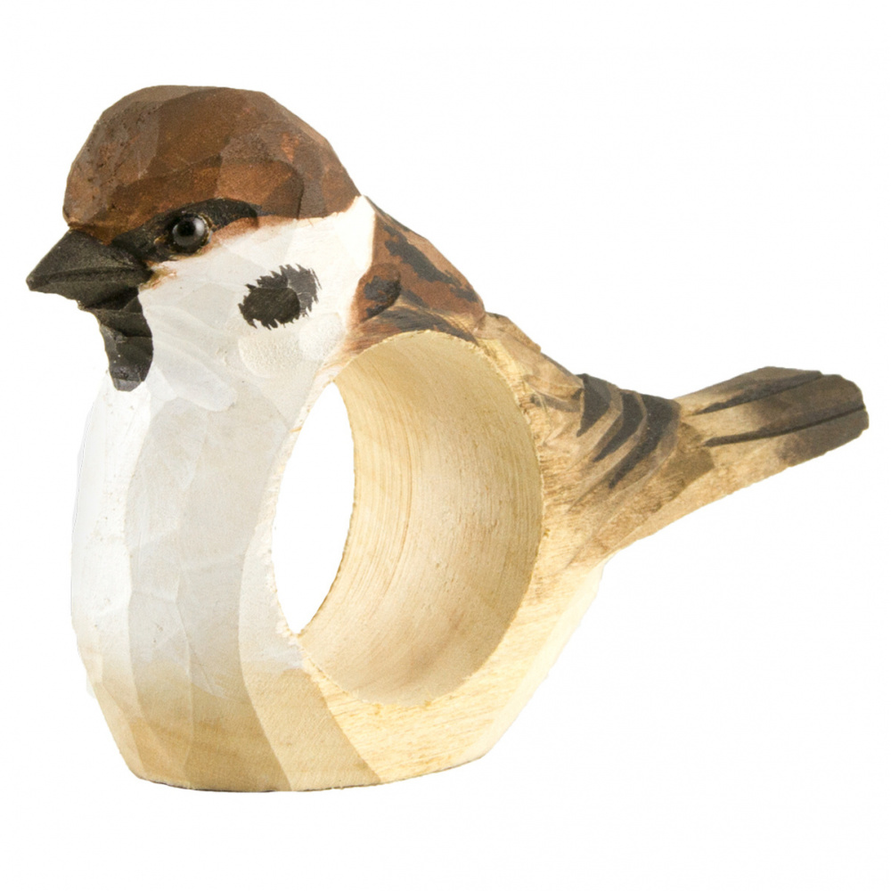 Wildlife Garden napkin ring - tree sparrow - Image 3