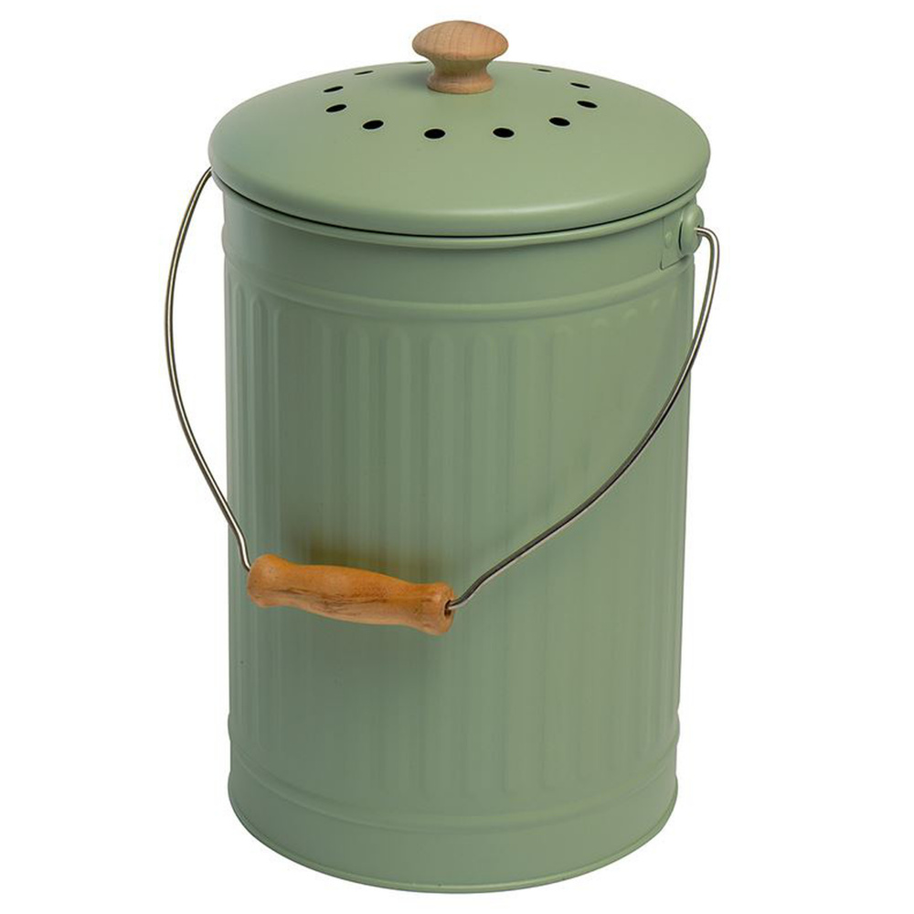 Eddingtons compostemmer met koolstoffilter - 7 L, groen - Afbeelding 2