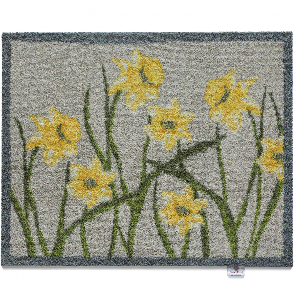 Hug Rug eko-dörrmatta, 65x85 - Påskliljor