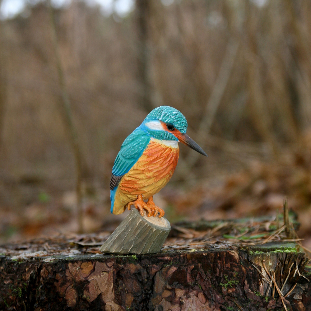 Oiseau en bois Wildlife Garden - martin-pêcheur - Image 2