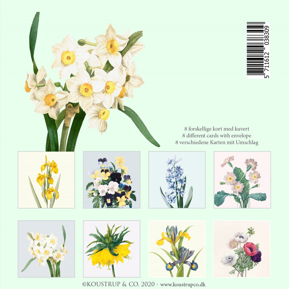 Koustrup & Co. kaartenmap - bloeiende lente - Afbeelding 2