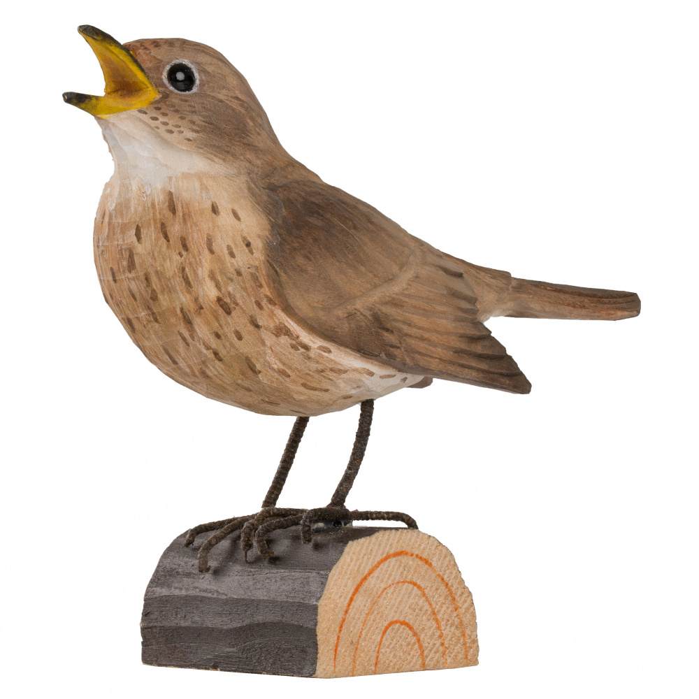 Wildlife Garden wooden bird - nightingale - Image 5