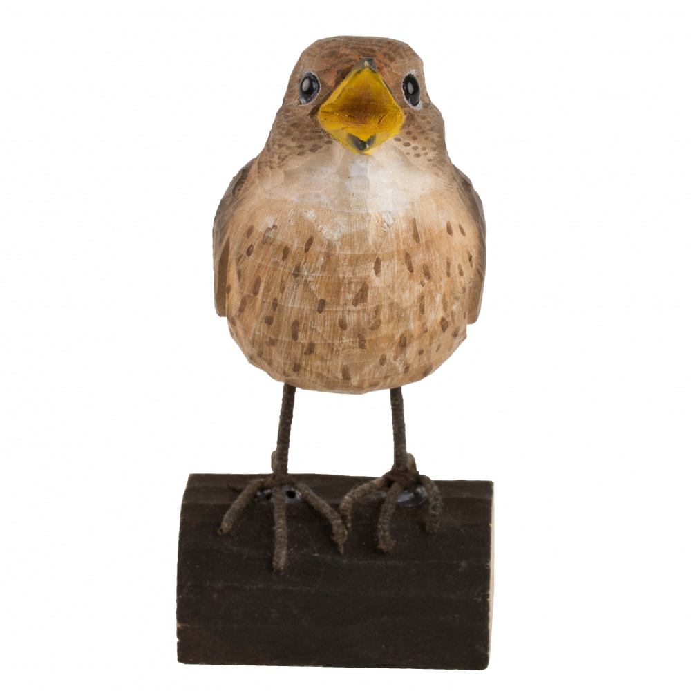 Wildlife Garden wooden bird - nightingale - Image 6