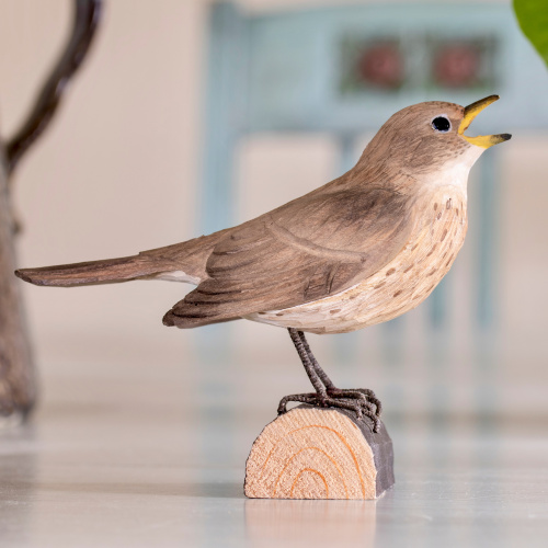 Wildlife Garden Vögel aus Holz Nachtigall