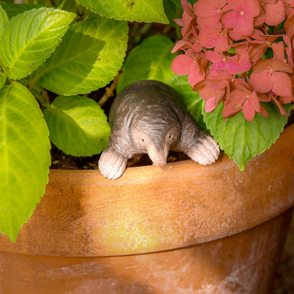 Wildlife Garden houten dier - mol - Afbeelding 2