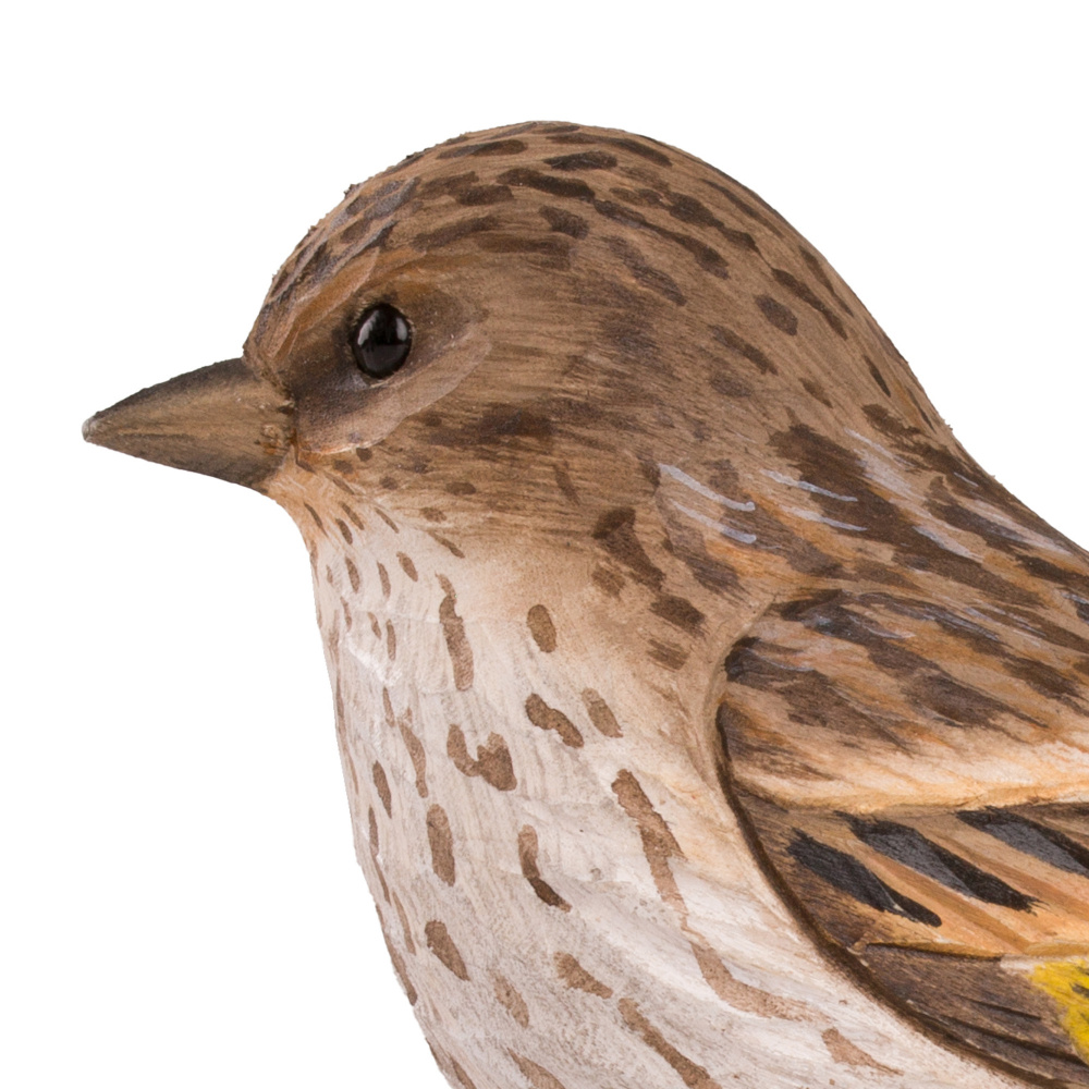 Oiseau en bois Wildlife Garden - tarin des aulnes - Image 4