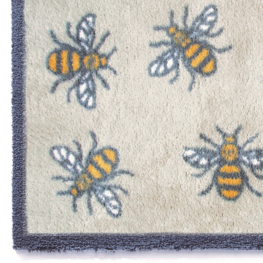 Hug Rug eco doormat, 65x85 - Bees - Image 2