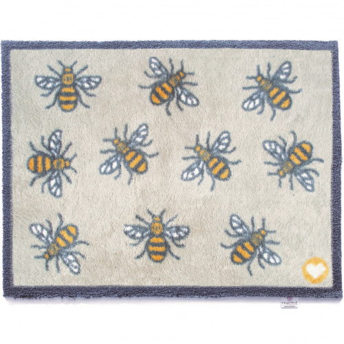 Hug Rug eco deurmat, 65x85 - Bijen