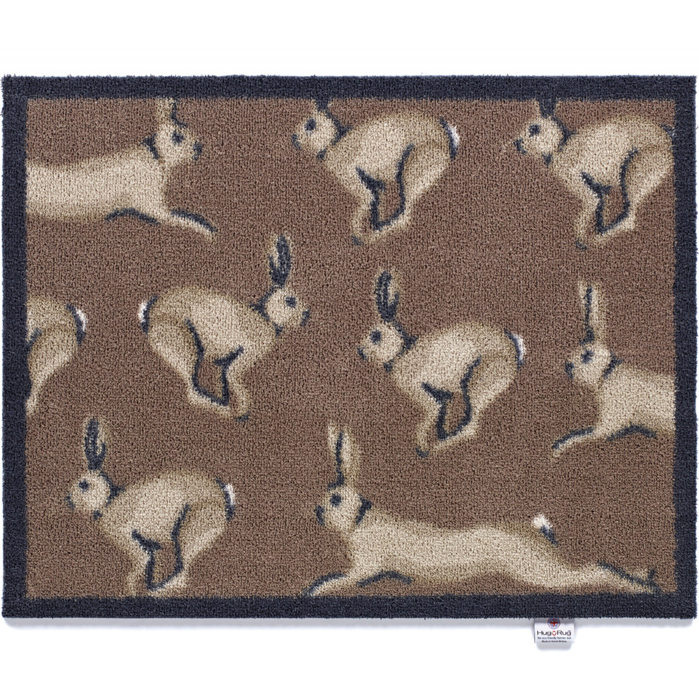 Hug Rug Eco Doormat, 65x85 - Hares
