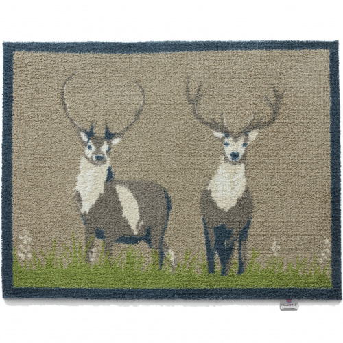Hug Rug eco dörrmatta, 65x85 - Rådjur