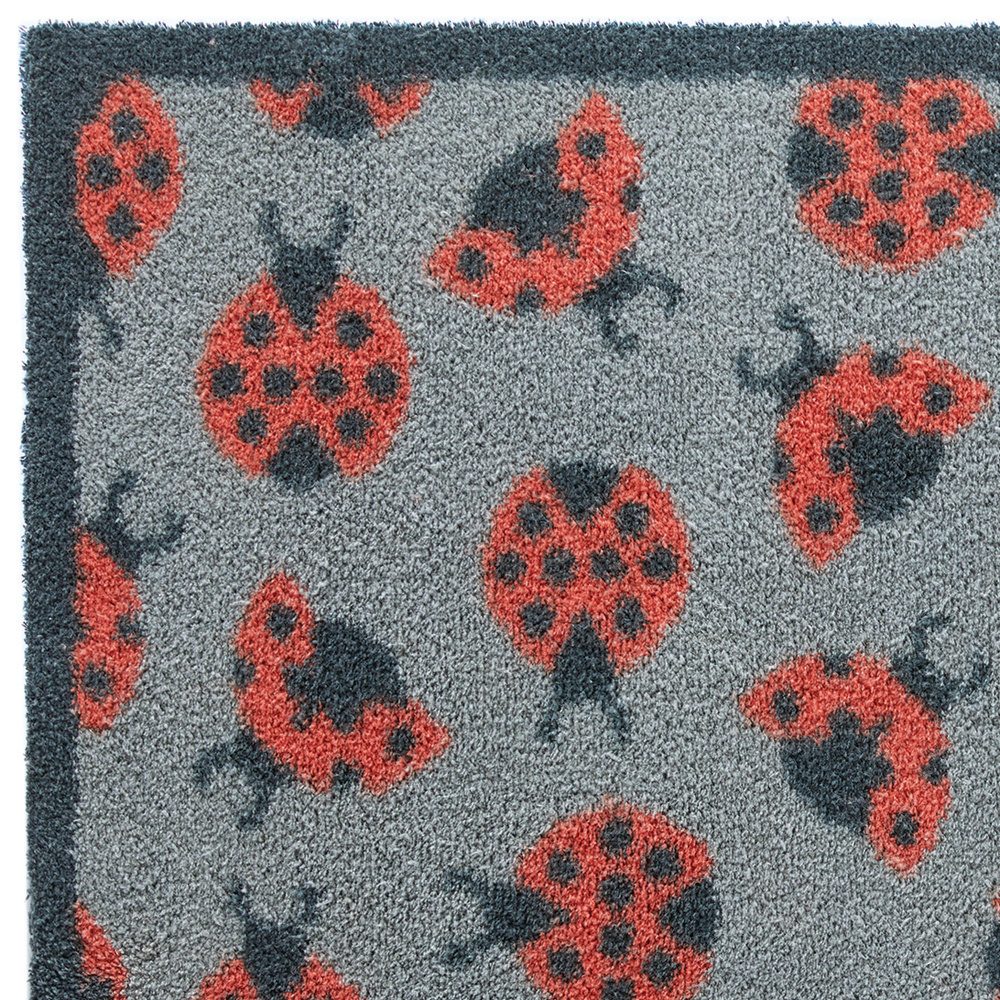 Hug Rug eco doormat, 65x85 - Ladybirds - Image 3