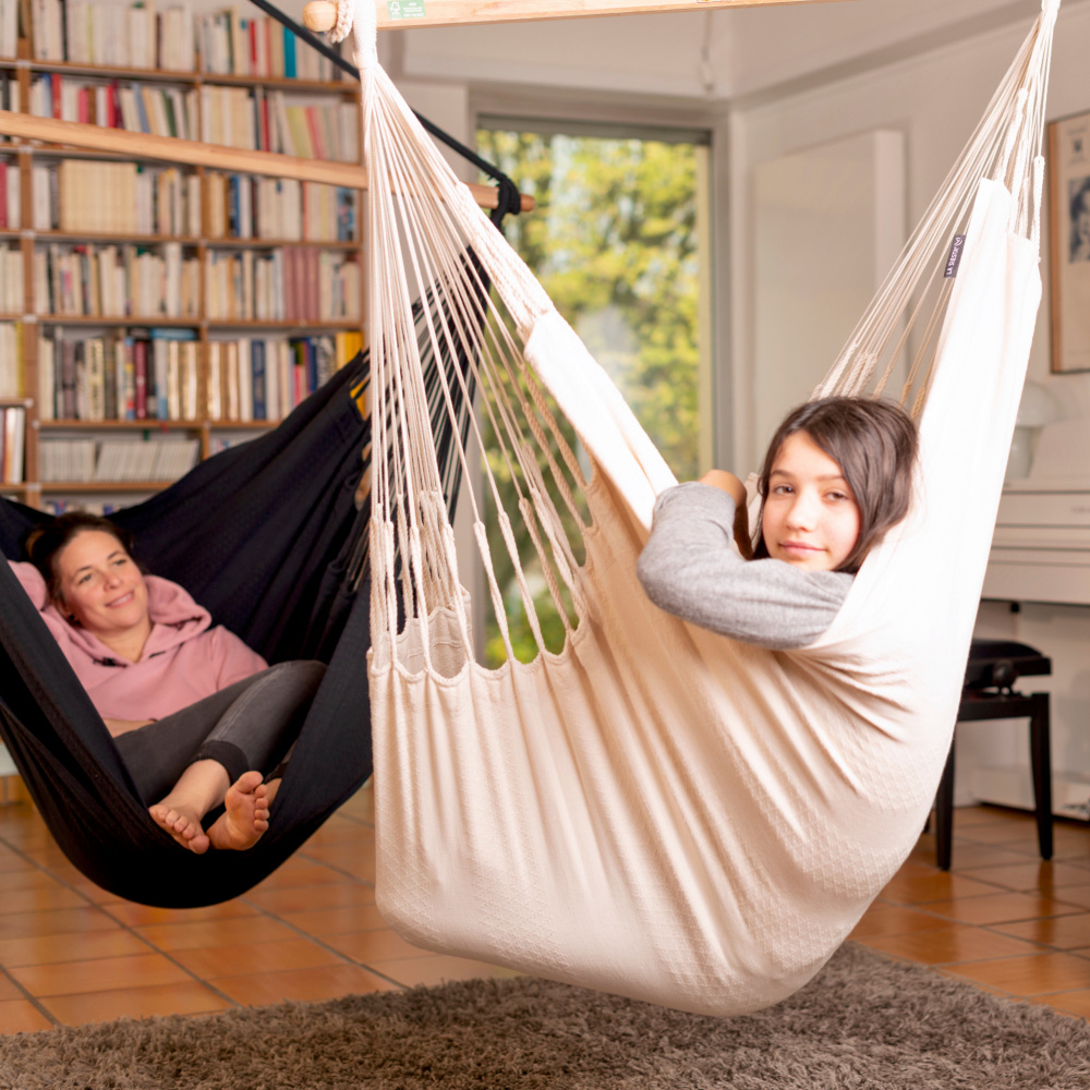 La Siesta hangstoel, kingsize, eco - Latte - Afbeelding 6
