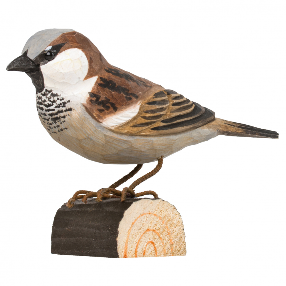 Wildlife Garden wooden bird - house sparrow - Image 3