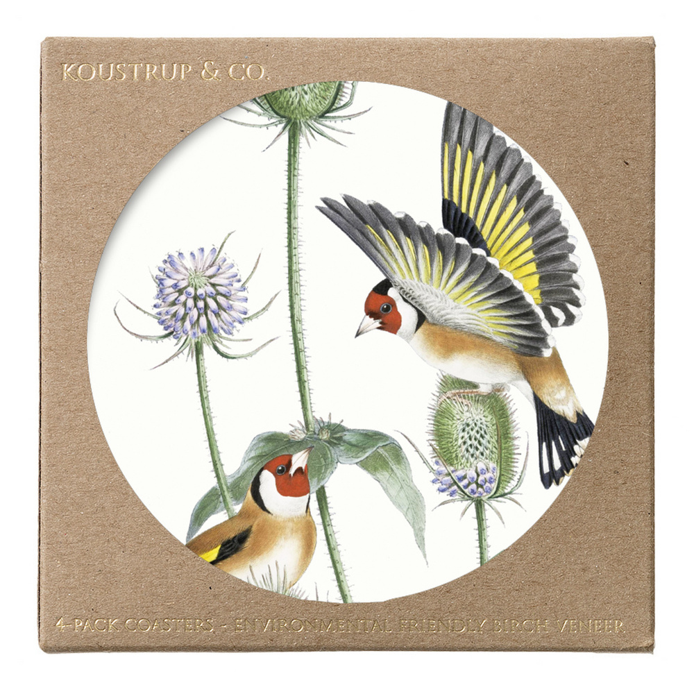 Koustrup & Co. glass coasters - garden birds - Image 4