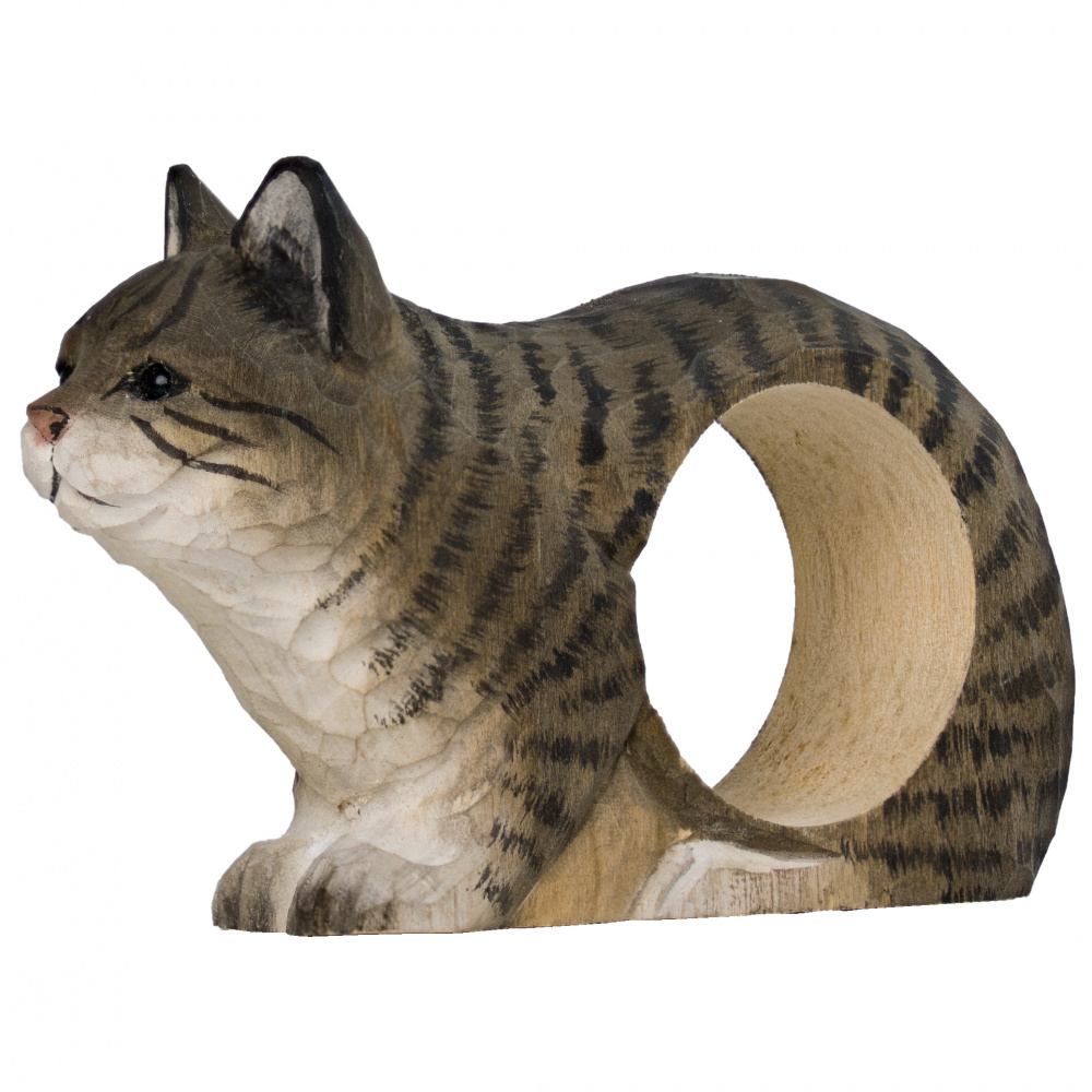 Wildlife Garden servietring - kat - Billede 4
