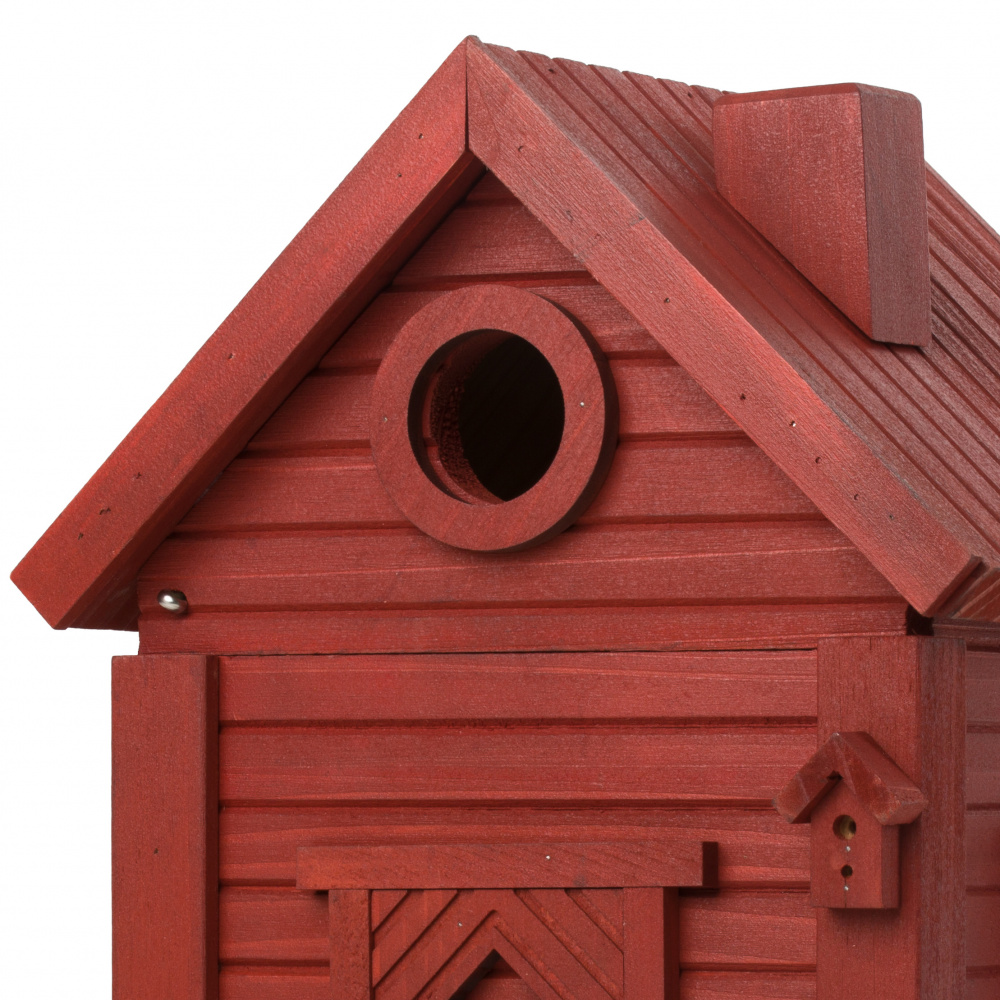 Wildlife Garden vogelhuisje/voederautomaat - rode aarde - Afbeelding 4