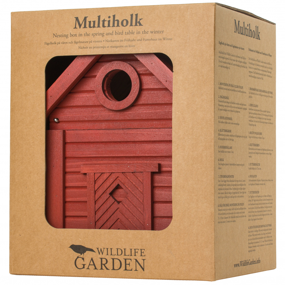 Wildlife Garden birdhouse/feeder - red earth - Image 5