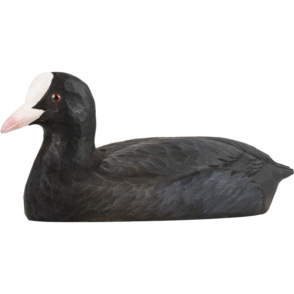 Wildlife Garden wooden bird - coot - Image 4