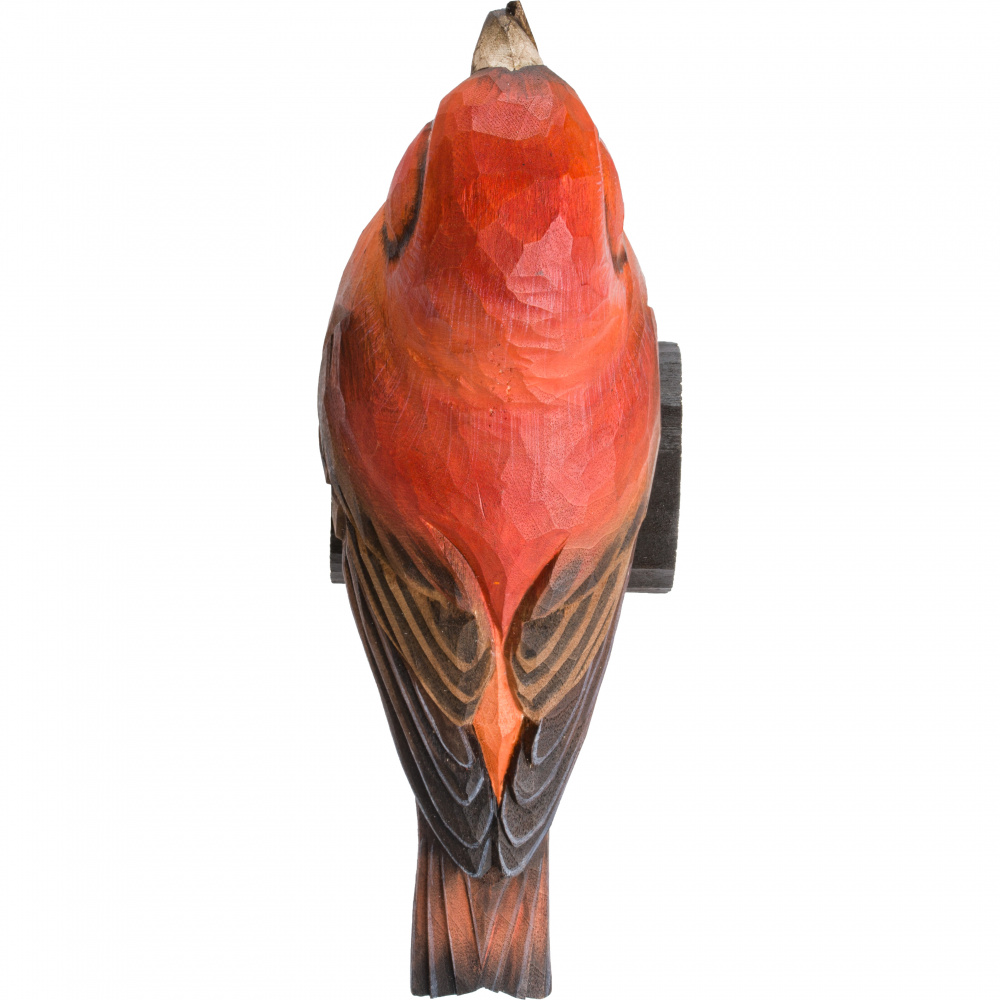 Wildlife Garden wooden bird - red crossbill - Image 4