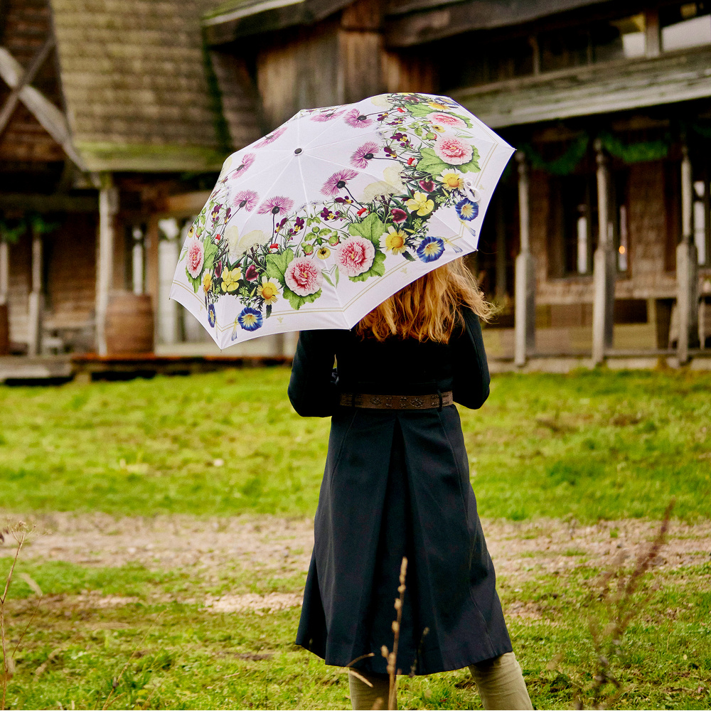 Jim Lyngvild Folding Umbrella - Flower Garden - Image 2