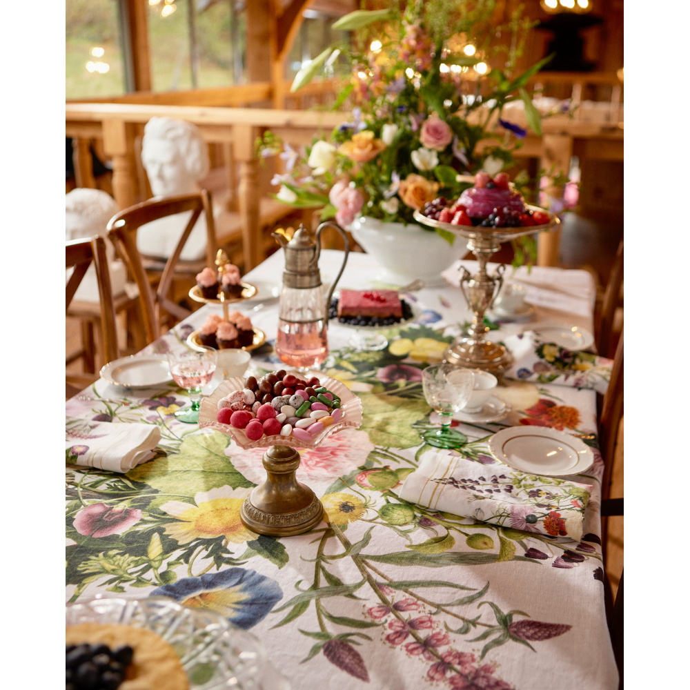 Jim Lyngvild tafellaken, 220 cm - Bloementuin - Afbeelding 5