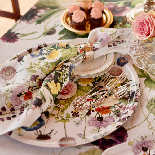 Jim Lyngvild stoffen servet - Flower Garden